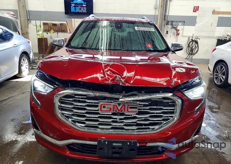 2018 GMC Terrain Denali из США, поврежденный, VIN 3GKALXEX2JL114794